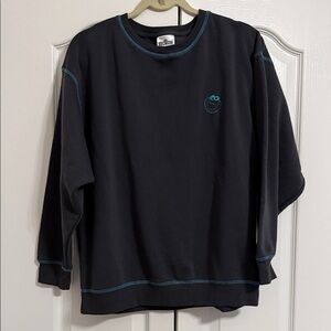 Sesame StreetDark  Black Crewneck Sweater Cookie Monster